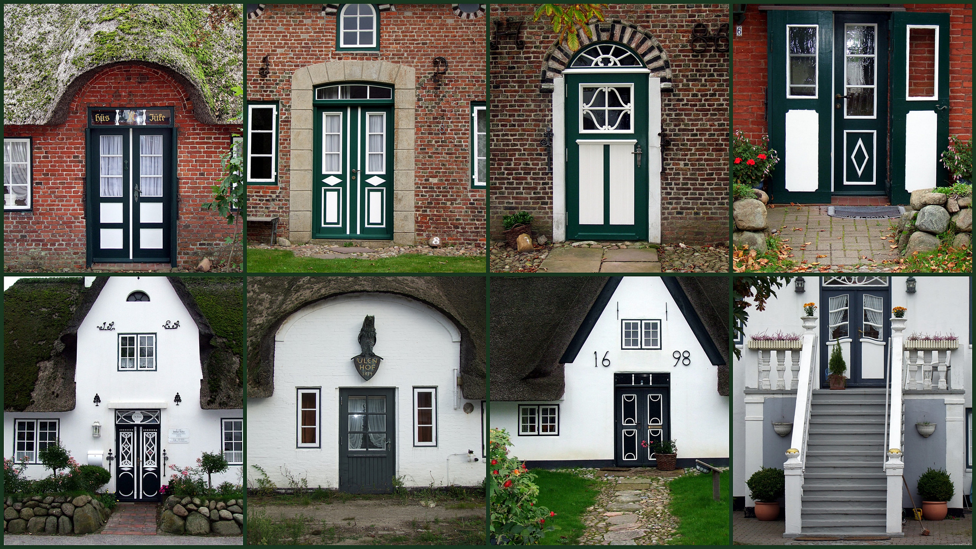 Haustüren in Keitum auf Sylt