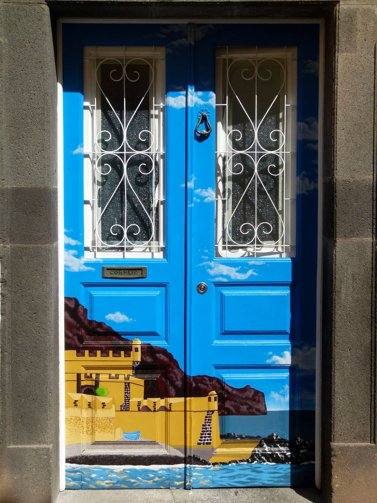 Haustürkunst in Funchal, Madeira