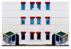 Hauswand a la Mondrian