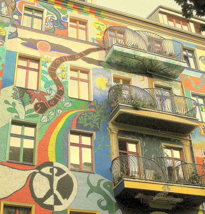 Hauswand in Berlin-Friedrichshain FC-Streetview