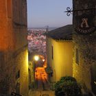 Haute de Cagnes, vieille ville, Abend