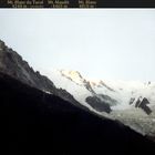 Haute-Savoie: Aiguille du Midi und Mont Blanc im Morgenlicht