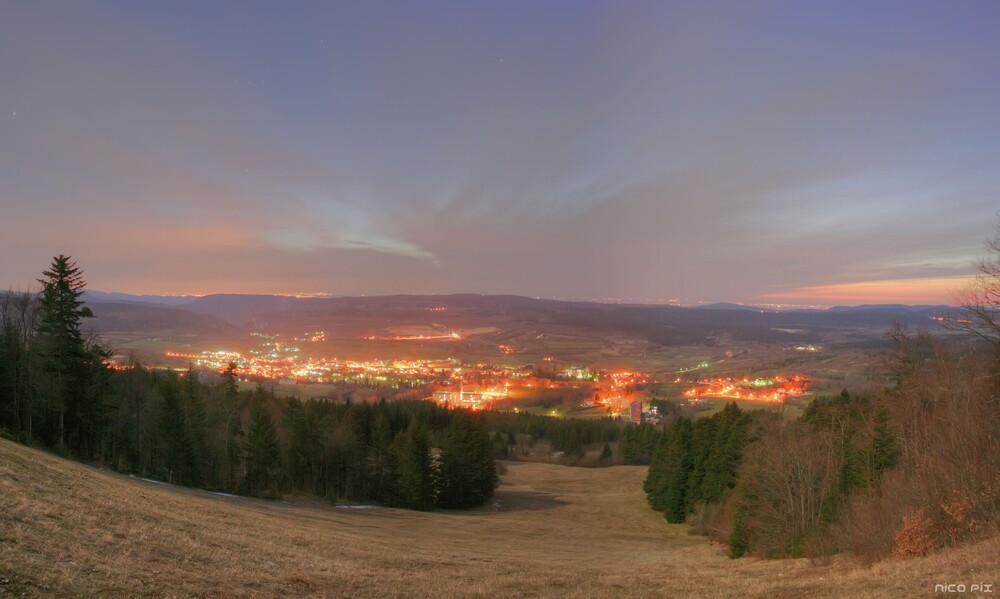 Hauteville-Lompnes de nuit