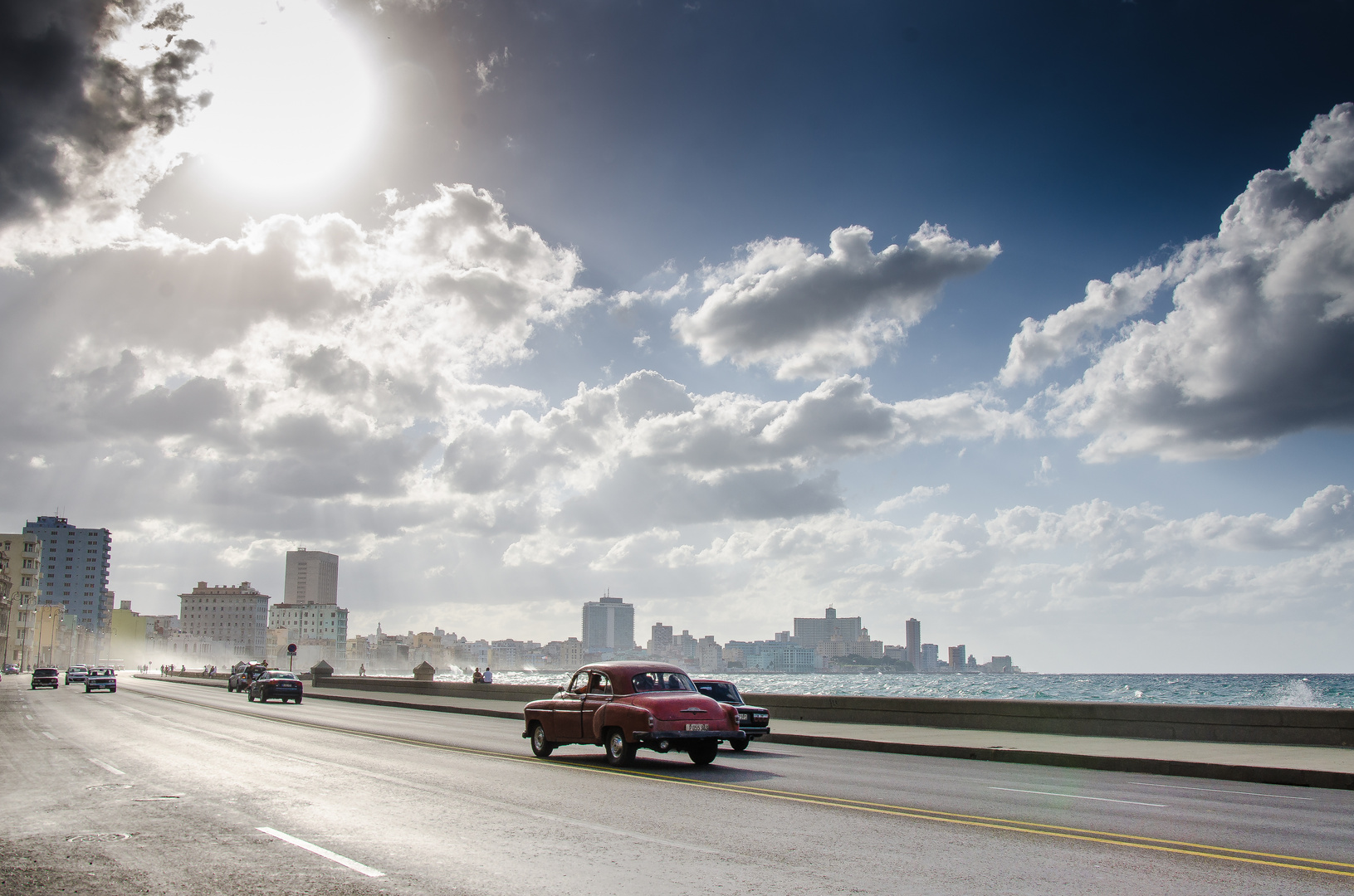 Havanna 2014 - Oldtimer am Malecon