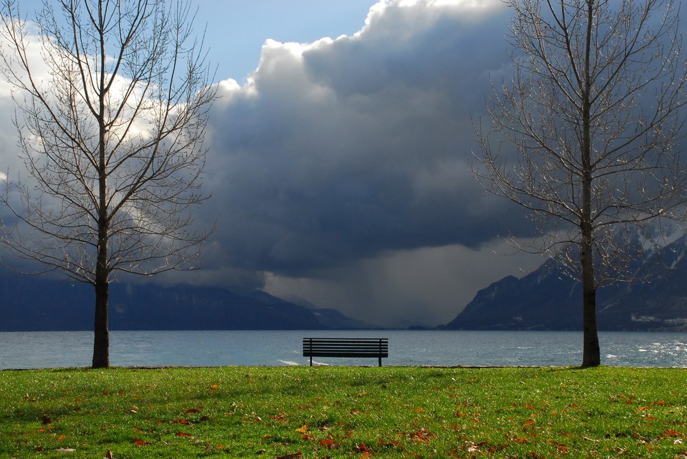 Have a seat and watch the storm...