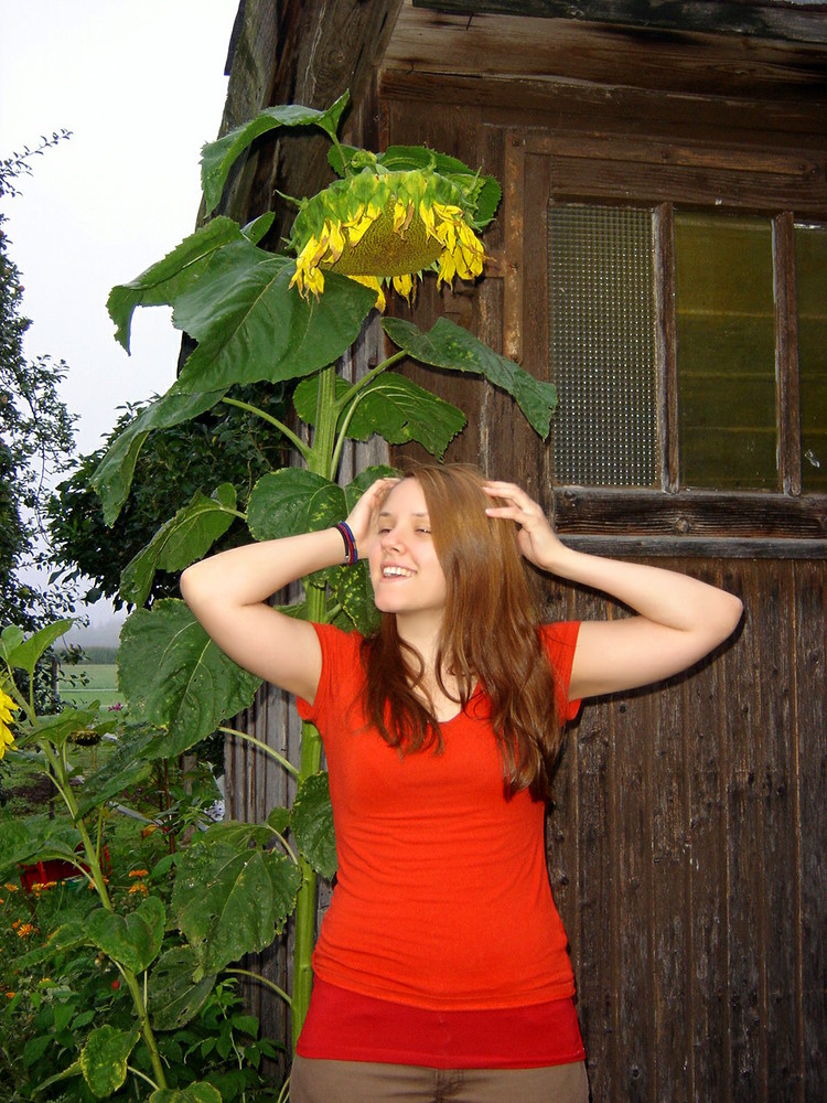 have a shower under the flower!