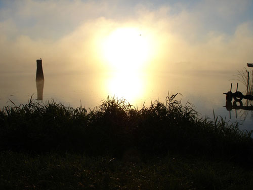 Havel im Morgennebel