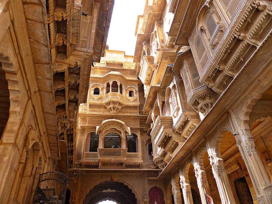 Havelis in Jaisalmer Altstadt!