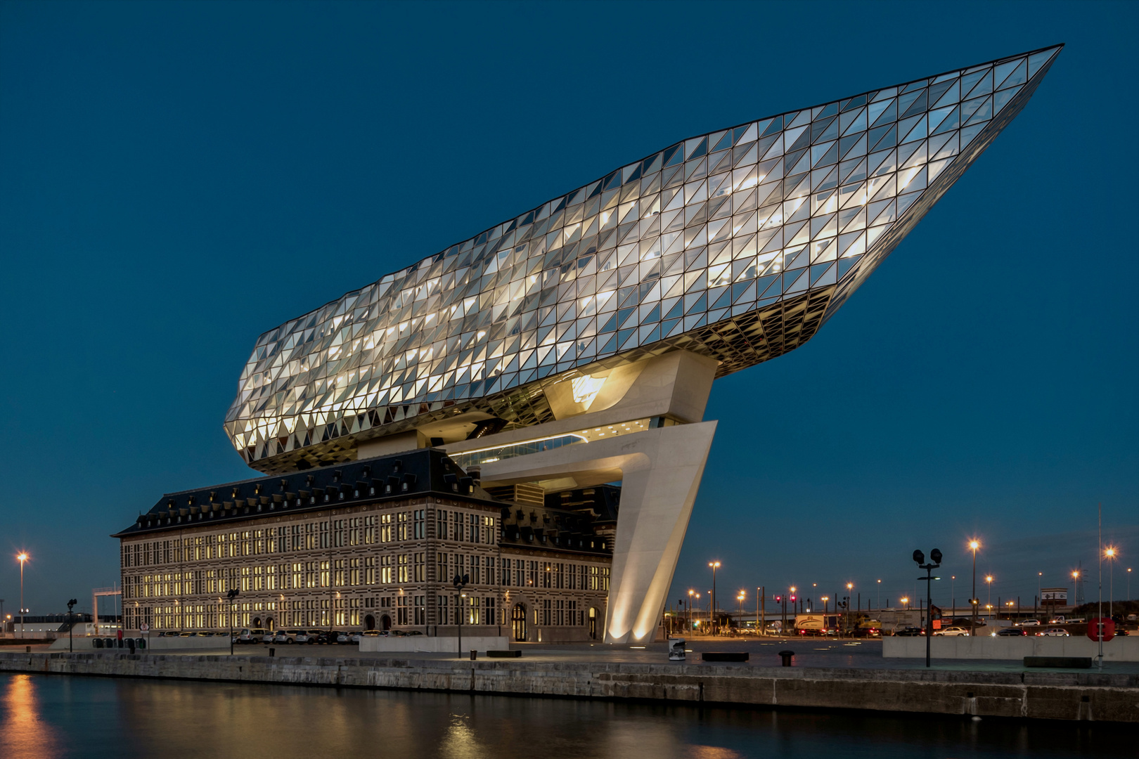 Havenhuis, Antwerpen Foto & Bild architektur, blaue stunde, belgien