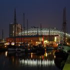 Havenwelten Bremerhaven bei Nacht