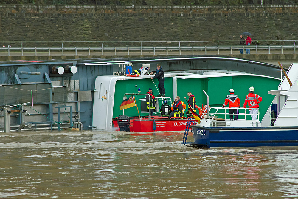 Haverie an der Loreley - 13.01.2011