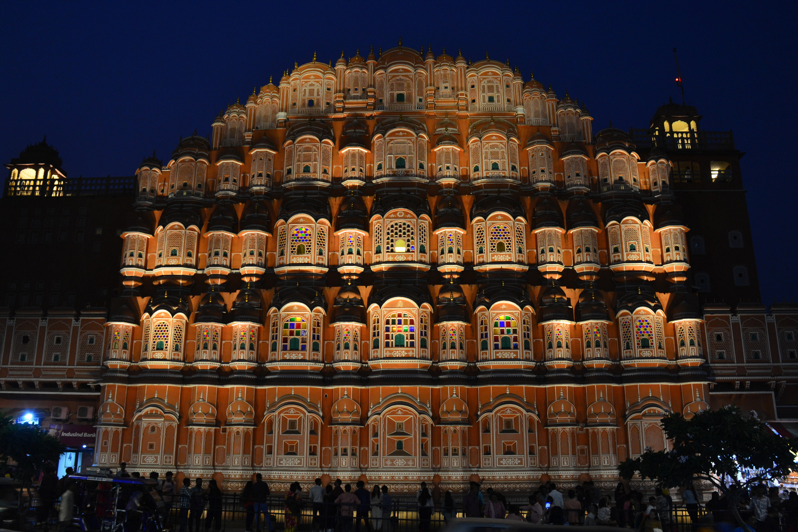 Hawa Mahal - bei Nacht