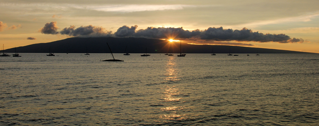 Hawaii - Maui Sonnenuntergang in Lahaina