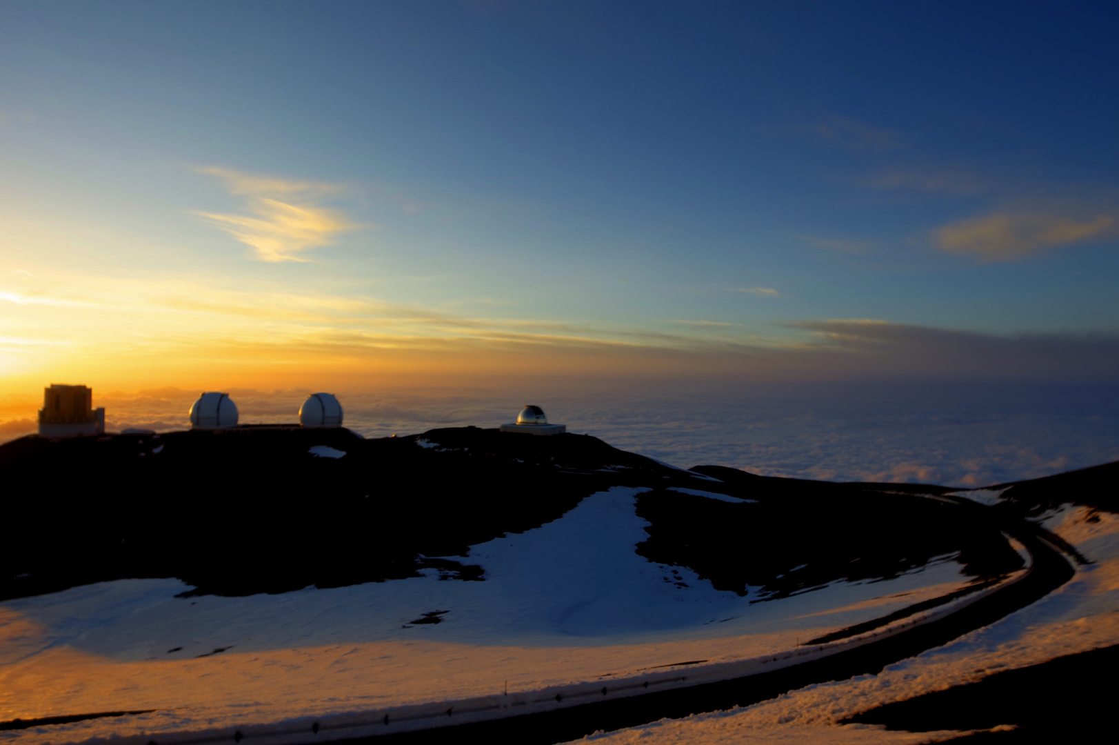 Hawaii Mouna Kea Sunset