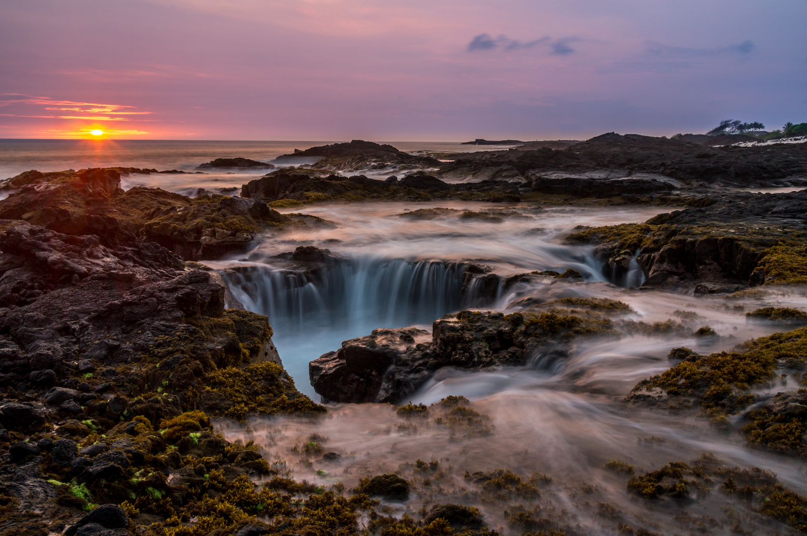 Hawaiian Blowhole Coast