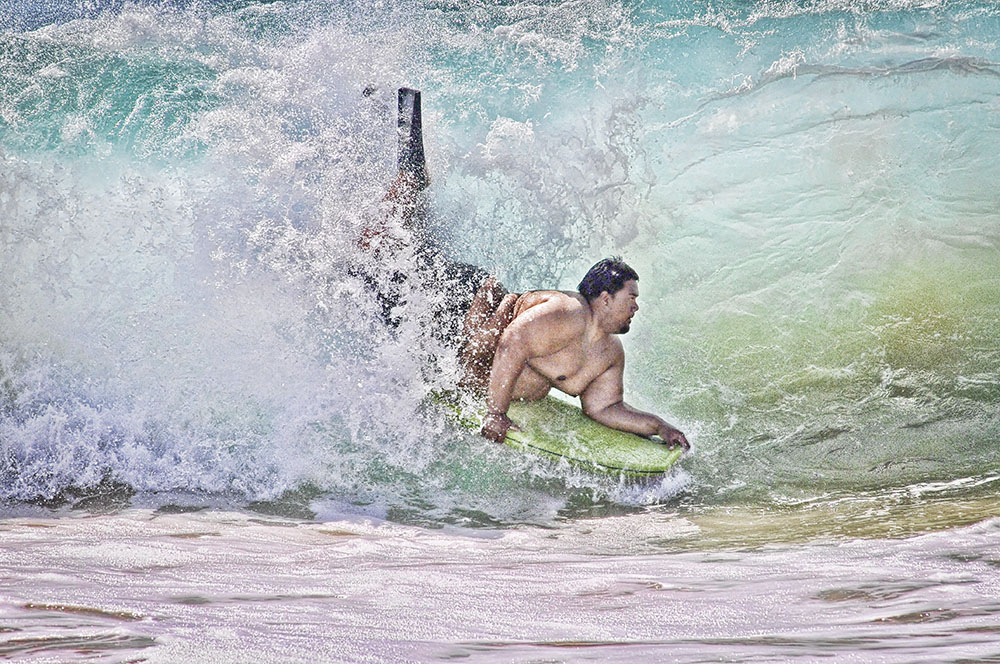 Hawaiian Boogie-boarding 1