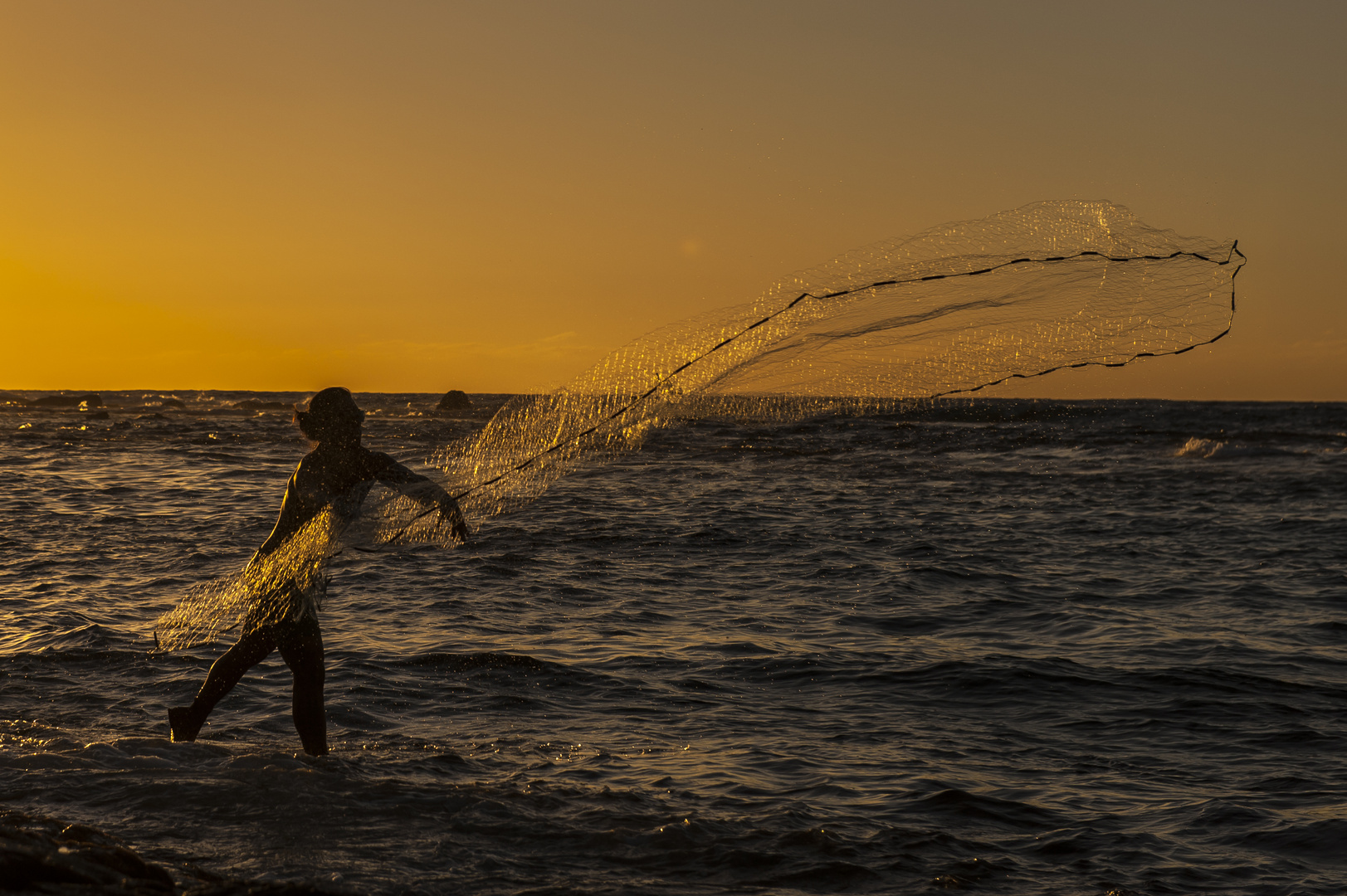 "Hawaiian Fisherman"