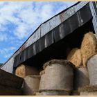 hay bales at dalehead farm