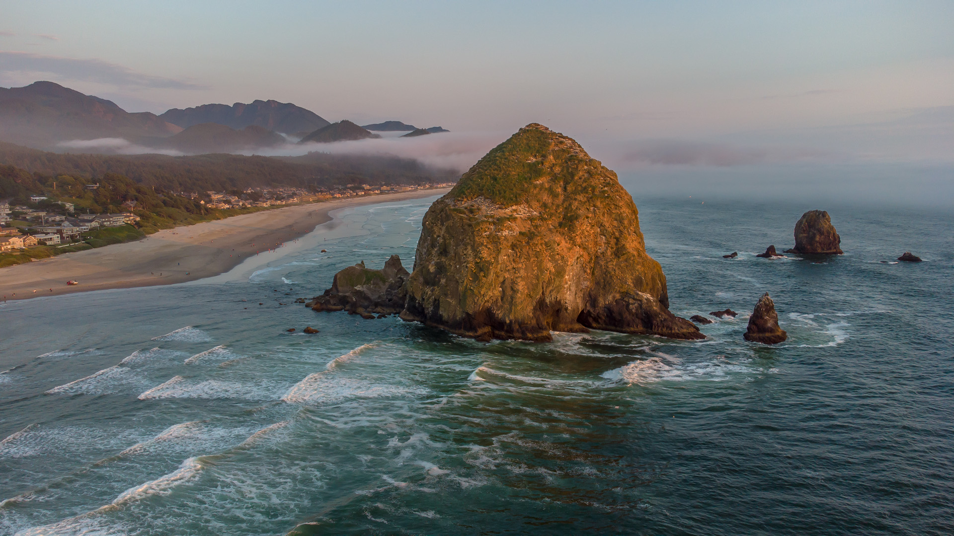 Haystack Rock Sunset