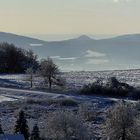 Hazmburg,Kletecna,Ostry, Milesovka,Lipska hora und andere im Gegenlicht