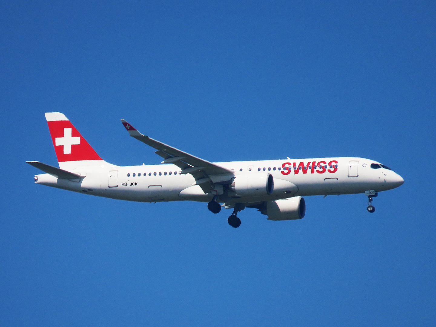 HB-JCK SWISS BOMBARDIER A220-300