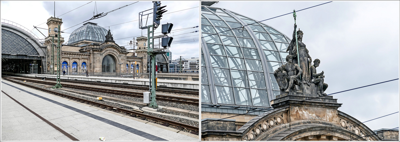 HBF Dresden mit der Saxonia