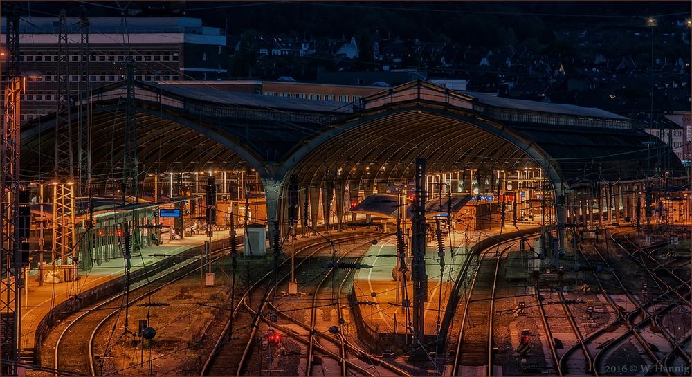 HBF Hagen / Westfalen Foto & Bild nacht, nachtaufnahme, architektur