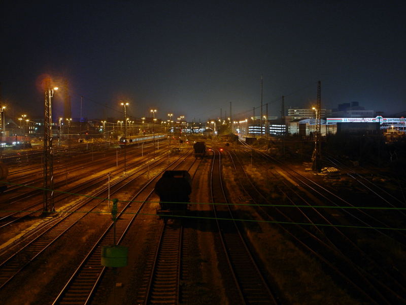 HBF HIldesheim bei Nacht