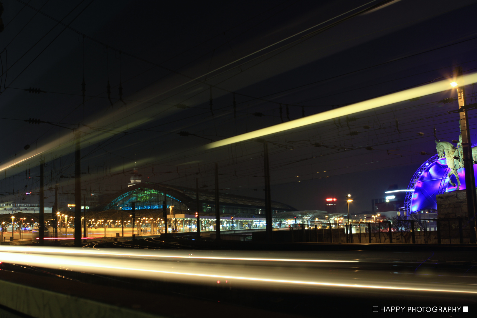 HBF Köln bei Nacht