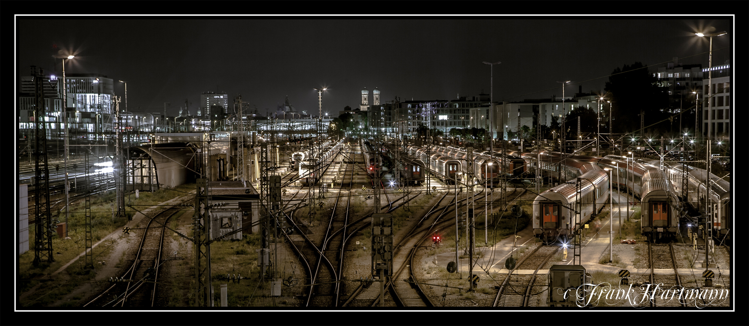 HBF München bei Nacht