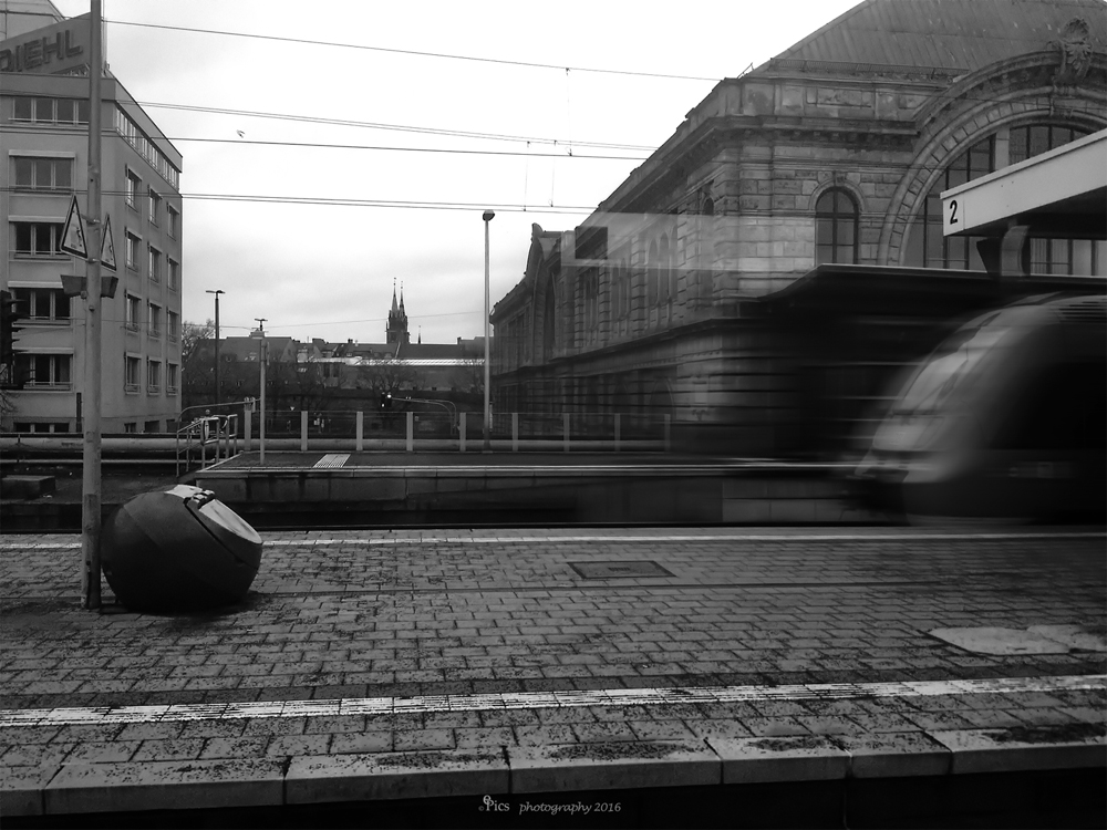 HBF Nürnberg in der Vorbeifahrt