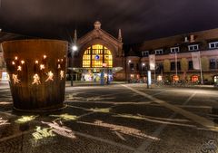 Hbf Osna by night...