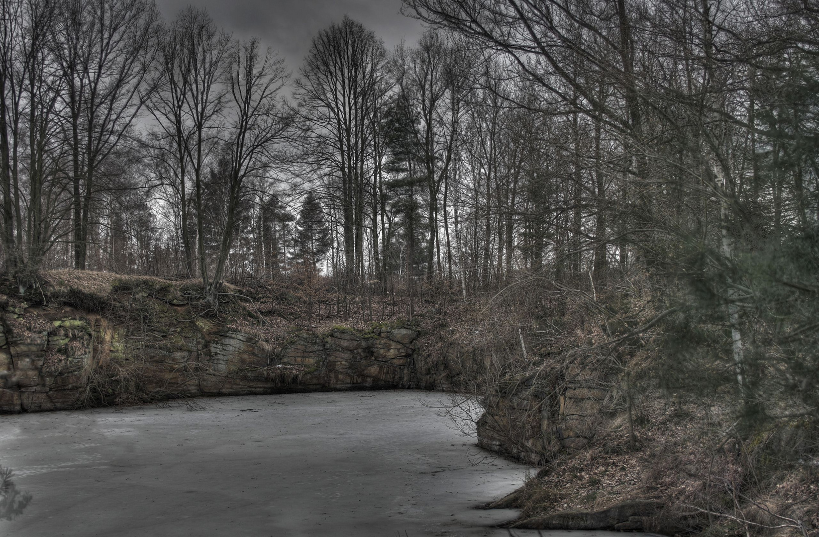 HDR alter Steinbruch