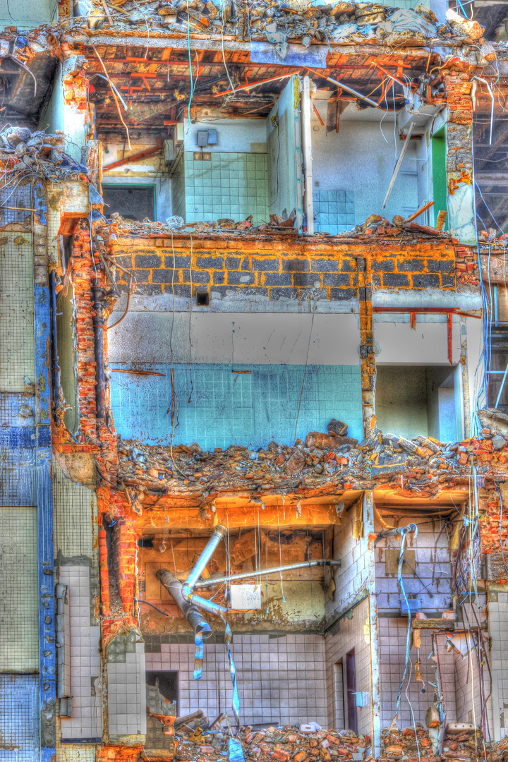 HDR Altes Krankenhaus [Abrissarbeiten]