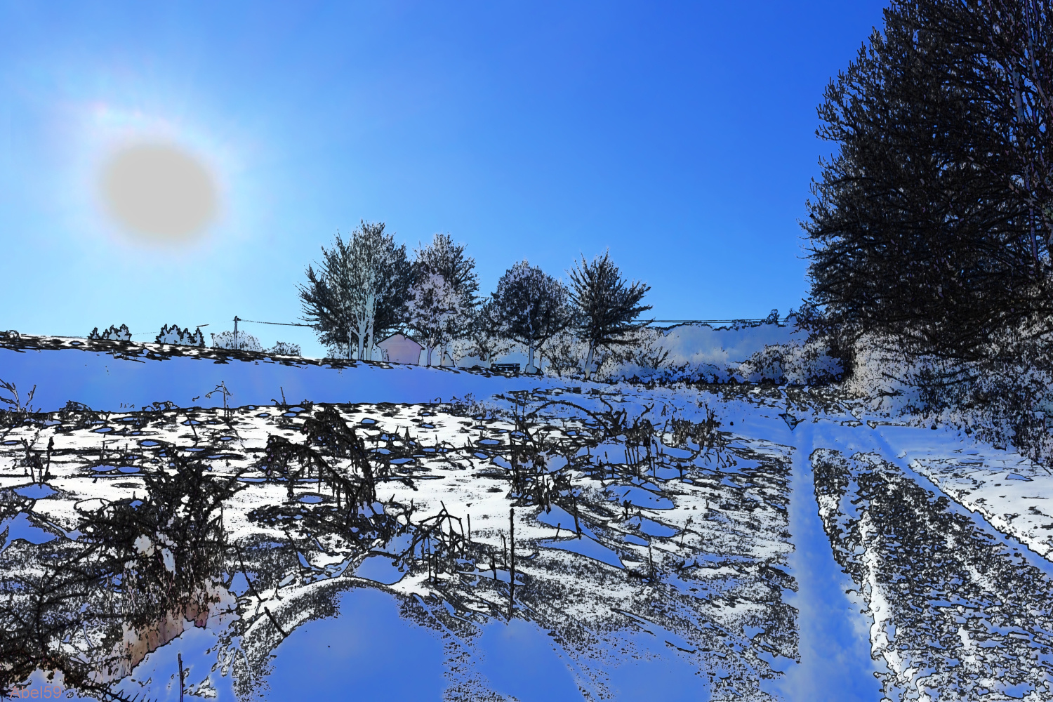 HDR-Bearbeitung: Der letzte Schnee