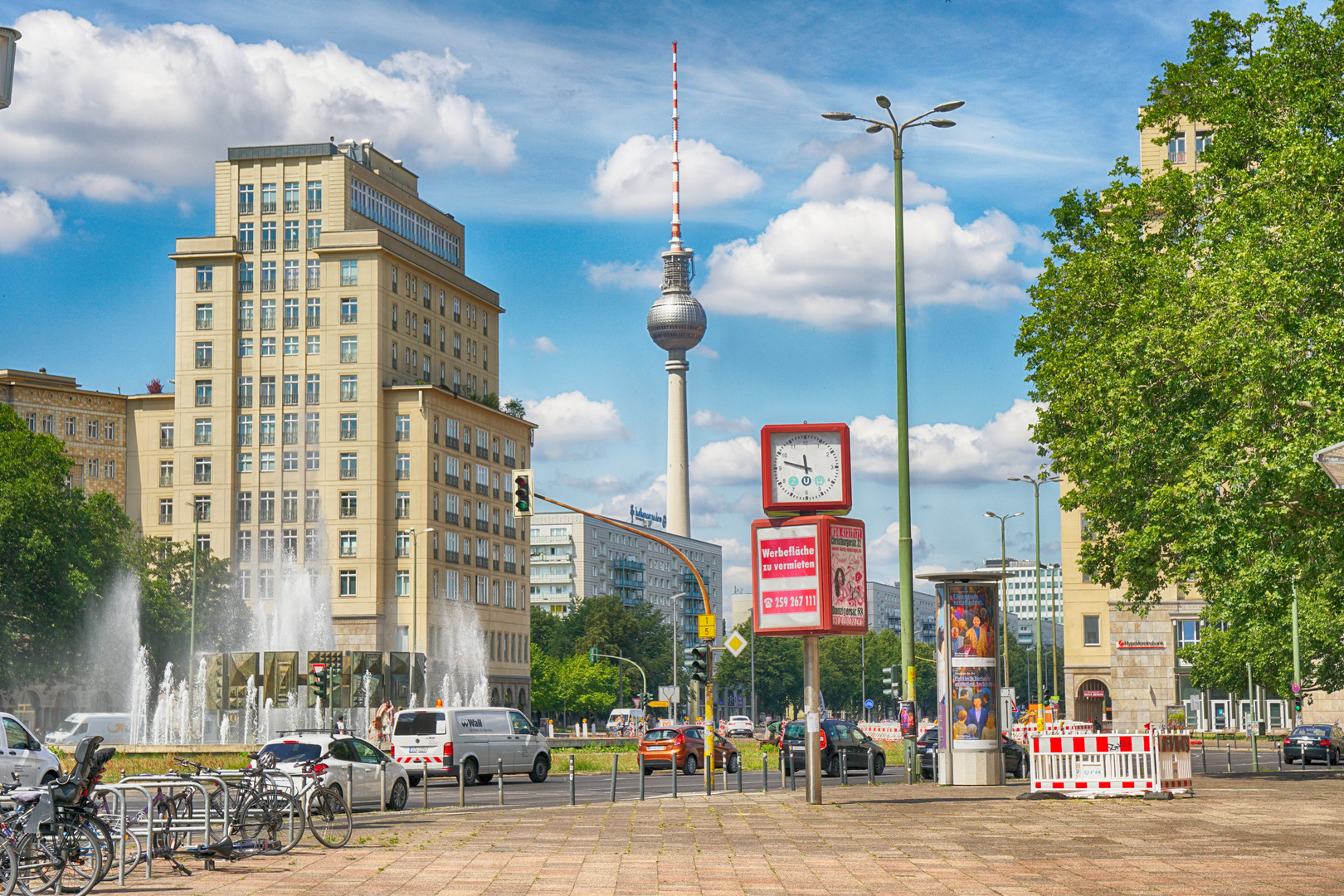 HDR Belichtungsreihe Strausberger Platz