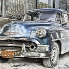 HDR Bild eines Chevrolet in Havanna