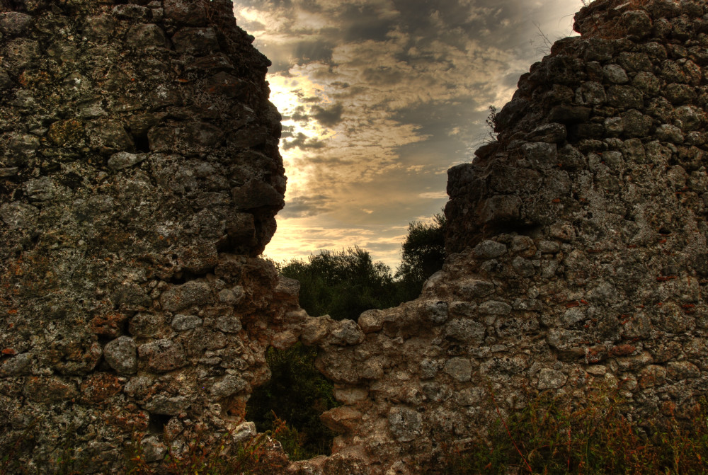 HDR - die alte Wand