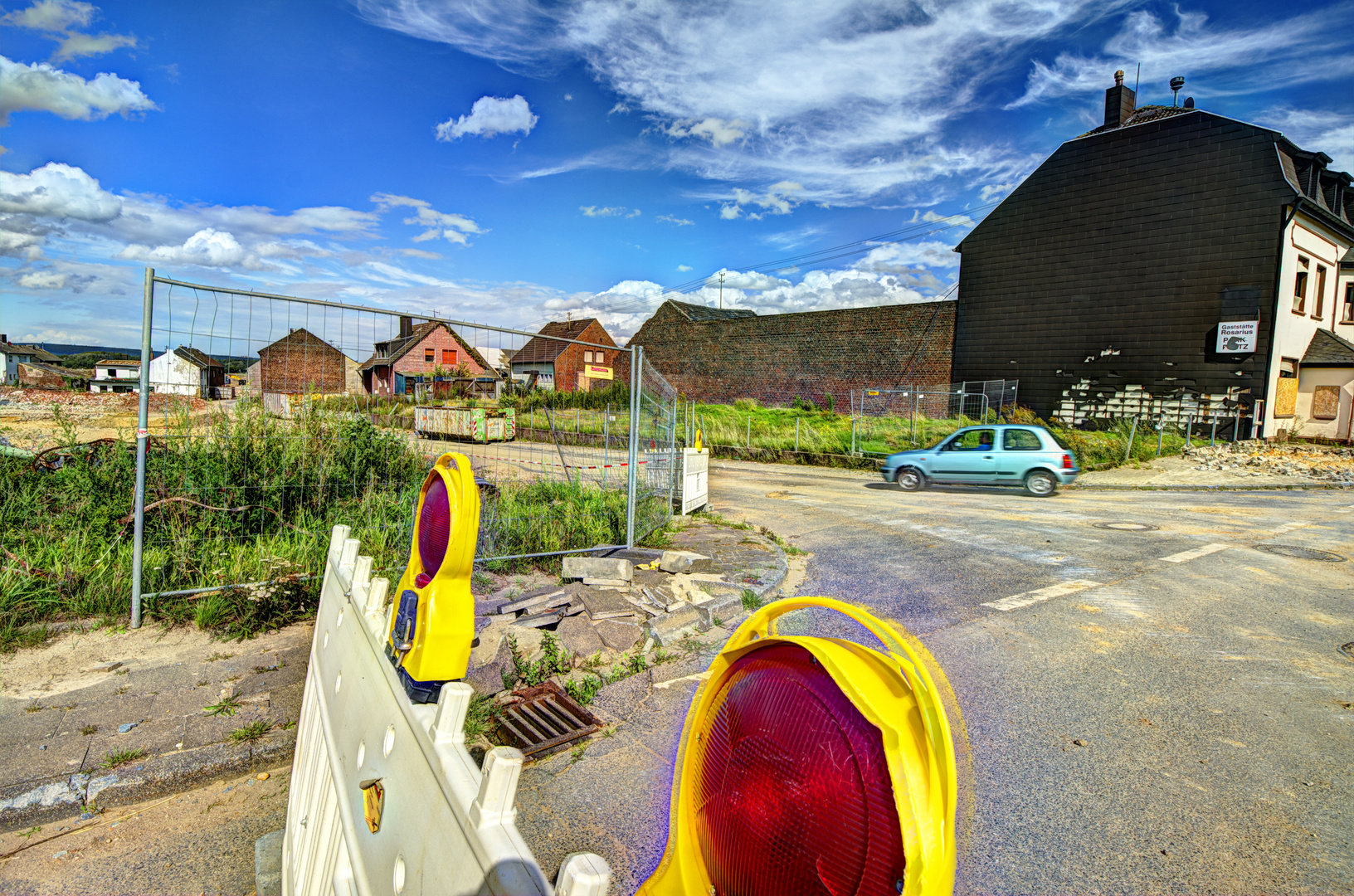 hdr dorfkneipe pier 3,..die bagger kommen