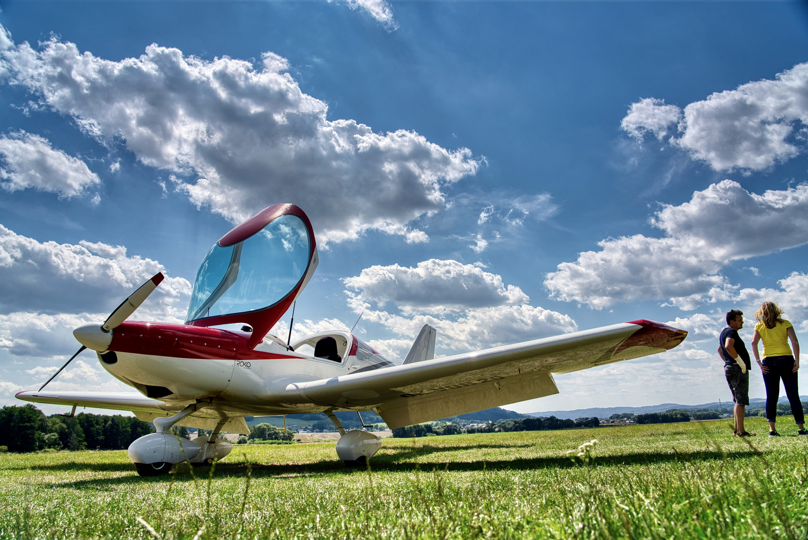 HDR Flugzeug