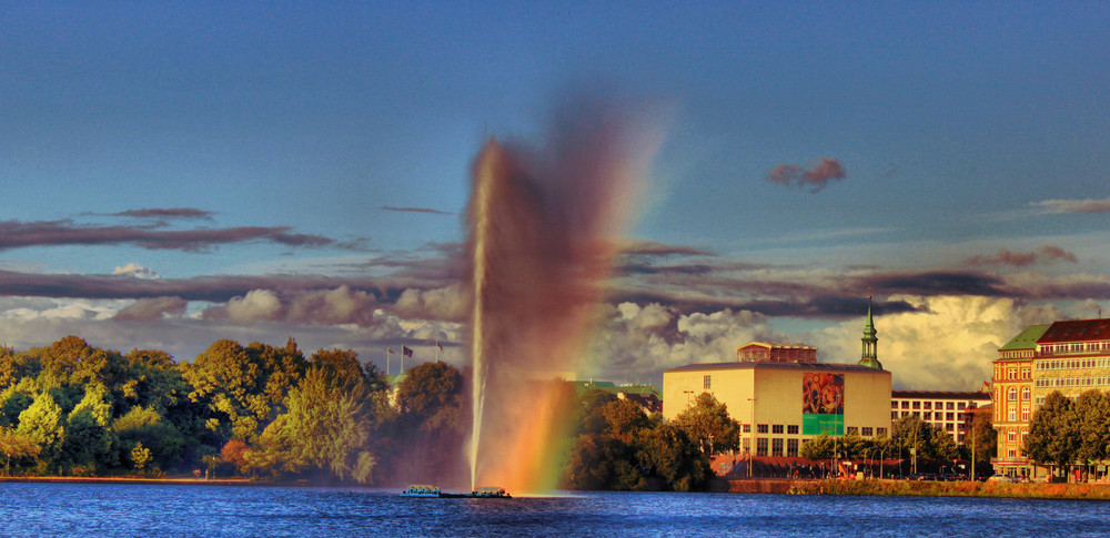 HDR Gestern an der alster