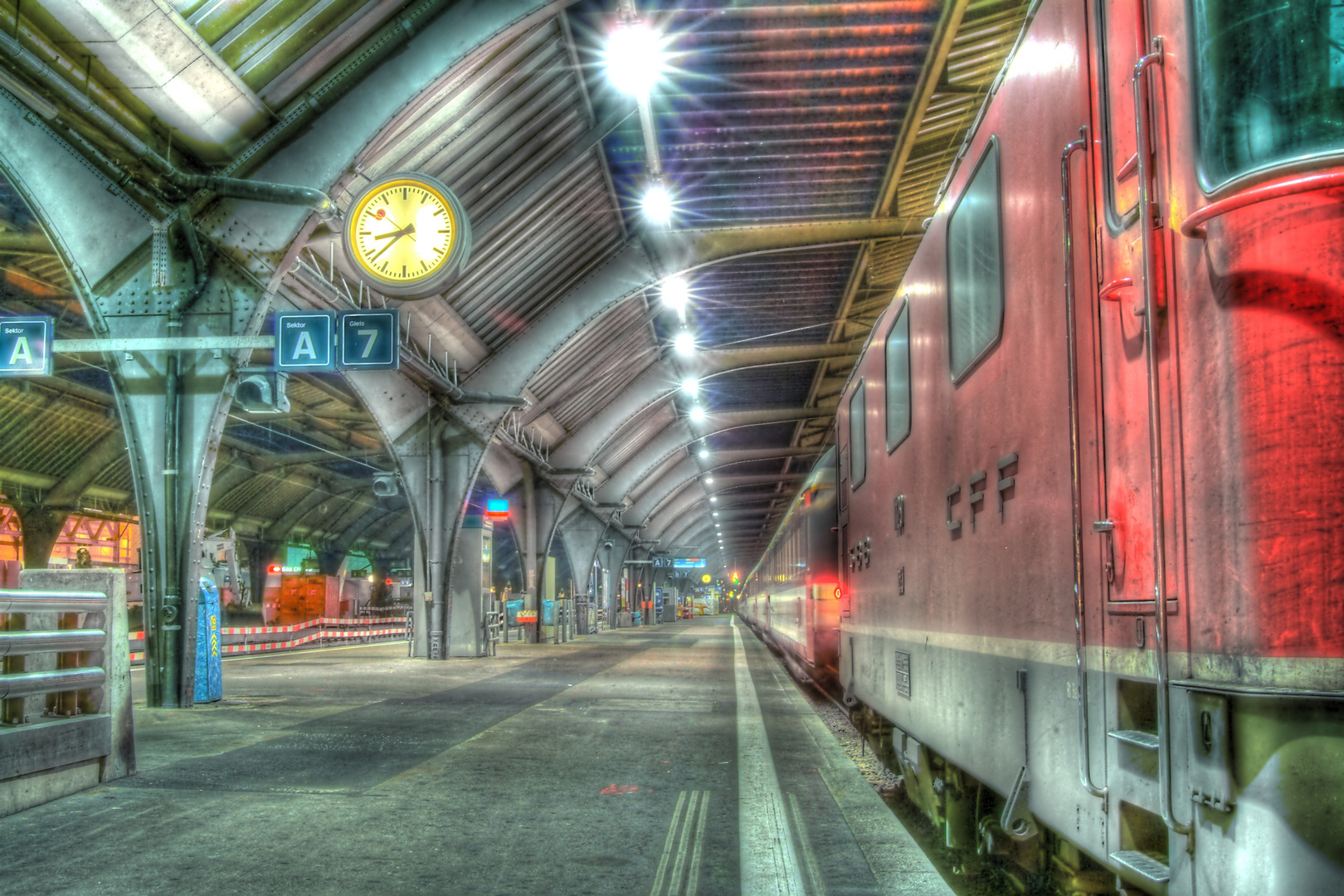 HDR - Hauptbahnhof Zürich