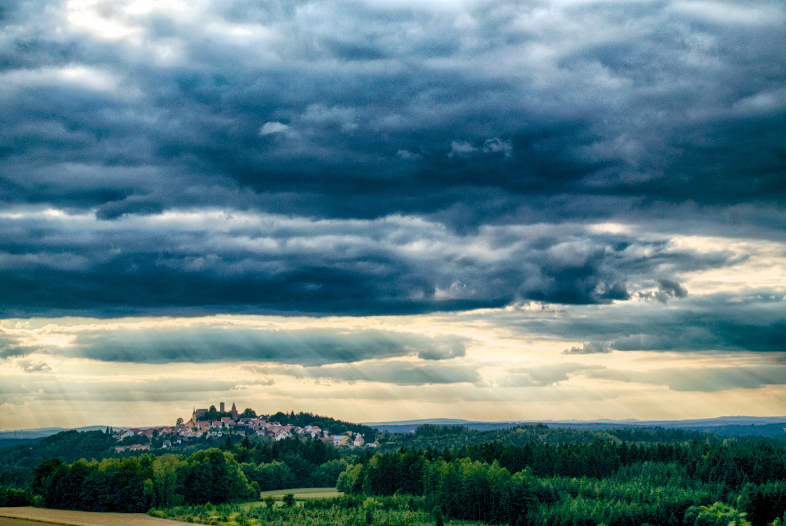 HDR Himmel über Deutschland