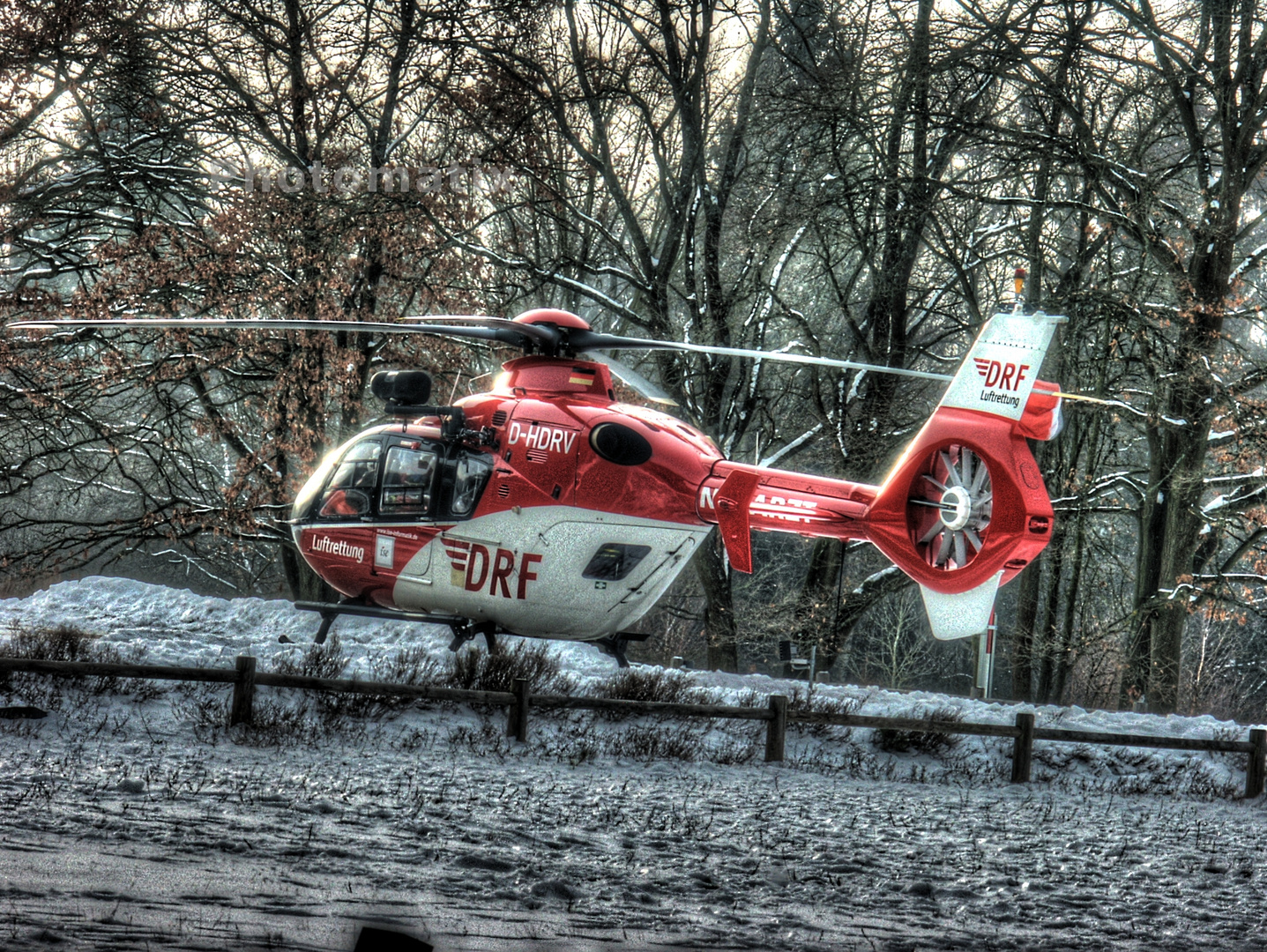 HDR Hubschrauber