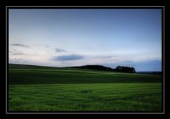 HDR - Hügel am Abend