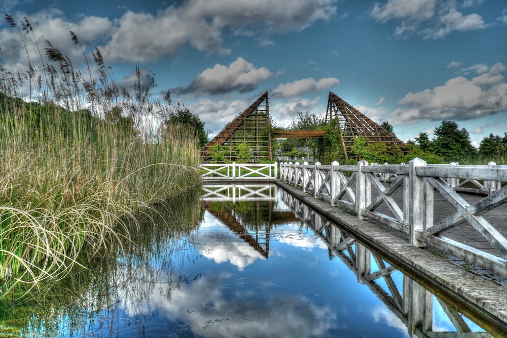 HDR in der Alltäglichkeit - Rosarium in Hattersheim/Main