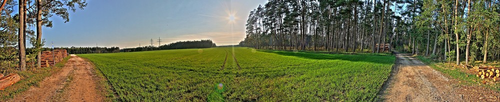 HDR Pano Vom Acker hinter meinem Haus :)