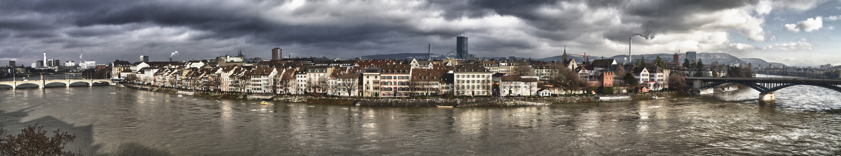 HDR Panorama von Klein-Basel