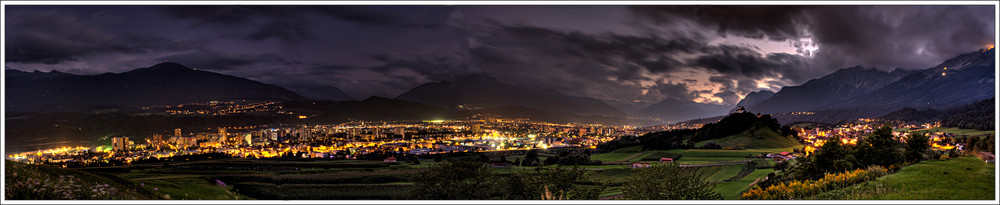 HDR Panoramafoto von Innsbruck