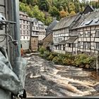 hdr rur monschau fluß, stadt